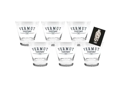 Produktbild von Vermut Lustau Glas Gläser Set - 6 x ca. 200ml Füllmenge/nicht geeicht