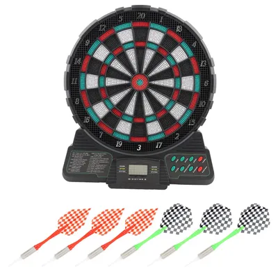 Immagine prodotto di Bersaglio elettronico, freccette/punte con conteggio automatico dei punti, set giocattolo con segnalazioni sonore
