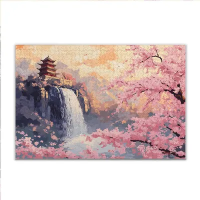 Image de 3000 pièces de puzzle pour adultes, thème : paysage