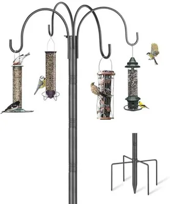 Produktbild von Vogelständer 225 cm mit Heringshaken - Freistehend und Stabil