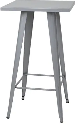 Produktbild von Stehtisch | HxBxT 105x60x60cm | Metall Industriedesign| Grau | Bistrotisch Bartisch