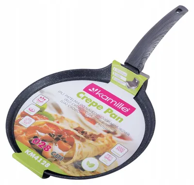 Obrázok produktu pre 28 cm indukčná panvica na palacinky, bliny, crêpes a oladji s nepriľnavým povrchom