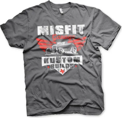 Produktbild von Misfit Garage - Kustom Builds T-Shirt - Medium - DarkGrey