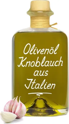 Produktbild von Olivenöl Knoblauch  aus Italien 0,5L kaltgepresst extra vergine