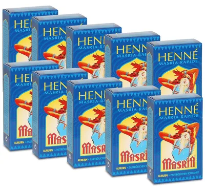 Zdjęcie produktu dla Hennedrog - Henna Masria Rapide do włosów kasztanowych - 90g