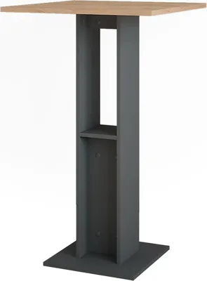 Produktbild von Bartisch Vicco Repose Goldkraft Eiche/Anthrazit 65 x 65 cm, Model 55581