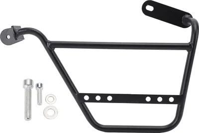 Zdjęcie produktu dla Bagażnik boczny motocykla, mocna konstrukcja, stelaż mocujący z rury żelaznej 12 mm, zamiennik do Moto Guzzi V7 Stone Special Custom, lewy: MV833 BBZJ