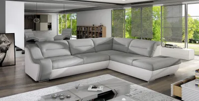 Productafbeelding van Bank, slaapbank, designbank met bedfunctie + opbergruimte, hoekbank, bank