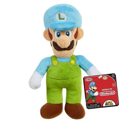 Produktbild von Nintendo Super Mario Plüsch Ice Luigi, 20 cm