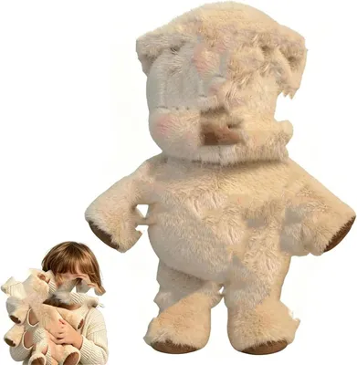 Imagen del producto de Vaca de peluche con forma de ternero, 45 cm, suave juguete de peluche para niños