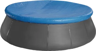 Produktbild von Schwimmbadabdeckung, rund, Abdeckplane für Quick-Up Pool 240 cm, runde Schwimmbadabdeckung, für Schwimmbecken bis 244 cm