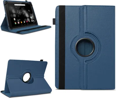 Produktbild von Tablet Tasche für Doogee T20 T20S T20E Hülle Schutzhülle 360 Grad Drehbar CaseFarben:Blau