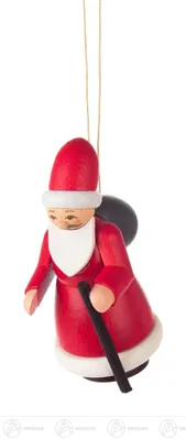 Immagine prodotto di Decorazioni per alberi di Natale, modello Ruprecht, colorate. Dimensioni: 3 cm x 7 cm x 4 cm. NUOVO