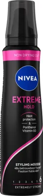 Zdjęcie produktu dla NIVEA - Pianka do włosów - Ekstremalne utrwalenie - 48 godzin ochrony - 150 ml - 1 szt