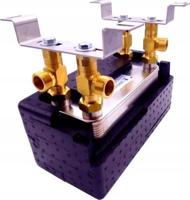 Produktbild von Wärmetauscher 70 Platten max 150 kW, 12 m3/h, 20 bar Ba-32-70 Satz Plattenwärmetauscher Heizung Plattenwärmetauscher aus Edelstahl als Wärmeüberträger