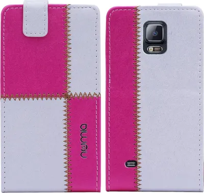 Produktbild von Samsung Galaxy Note 4 SM-N910F Numia Flipstyle Weiss-Pink