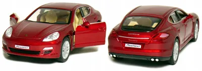 Produktbild von Kinsmart Porsche Panamera S detailgetreues Metallauto mit Türen