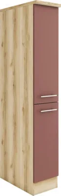 Produktbild von Optifit Apothekerschrank Bari407 BxTxH 30 x 60 x 174,4 cm rostrot matt zerlegt KUBA MHFZ306-9+