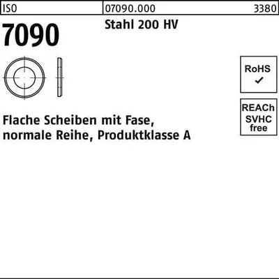 Produktbild von Reyher  Scheiben ISO 7090 St. 45 (48x85x8 ) HV (25 Stück)
