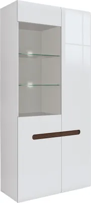Produktbild von Geschirrschrank Darrel mit 2 Türen, Weiß, 193cm