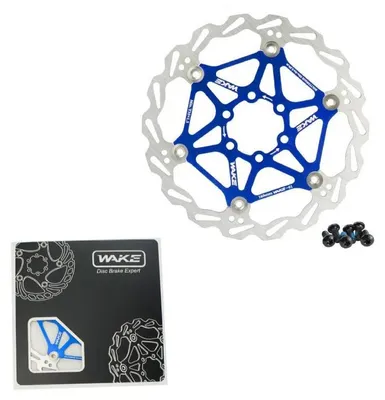Image de Disque de frein flottant 203 mm WAKE MTB bleu