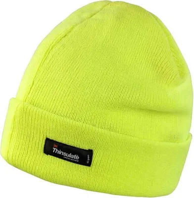Image de Result Winter Essentials - Bonnet d'hiver PC5993 (taille unique) (Jaune fluorescent)