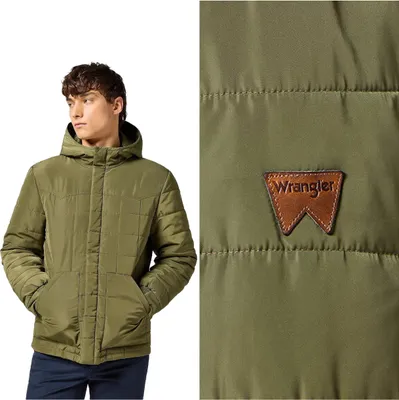Immagine prodotto di WRANGLER uomo, giacca invernale TRANSITIONAL PUFFER, 4XL, verde, giacca, inverno, giubbotti