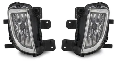 2x Nebelscheinwerfer Schwarz Klarglas H8 Birnen L + R für VW Golf 6 VI GTI GTD – Produktansicht