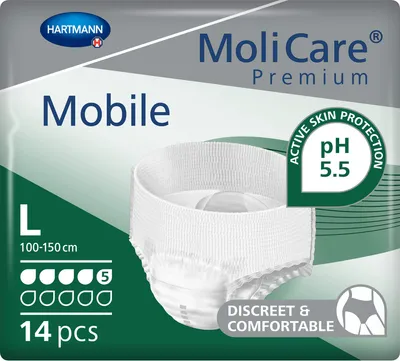 Produktbild von MoliCare Premium Mobile 5 Tropfen Gr. L, 14 St