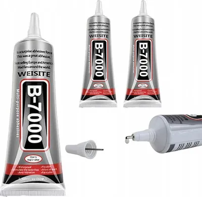 Image de Rosfix Set B-7000 Colle Universelle 3 x 110 ml – Applicateur de Précision, Transparente, Polyvalente pour l'électronique, les Bijoux, le Verre