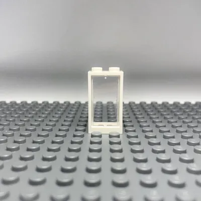 Image de LEGO® 1x2x3 Fenêtre Transparent Cadre blanc pour maison, bâtiment NOUVEAU ! Quantité 10x
