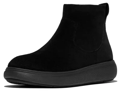 Productafbeelding van FitFlop IQ-Comff Suede Zip Ankle Boots ZWART 43