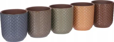 Zdjęcie produktu dla Okrągła ceramiczna doniczka ochronna 12,5x13,5