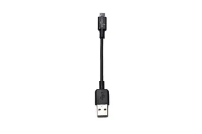 Produktbild von CableJive microStubz, 0,07 m, USB A, Micro-USB B, USB 2.0, Männlich/Männlich, Schwarz