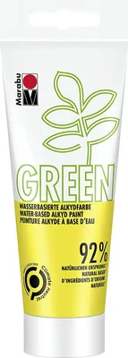 Obrázek produktu pro Green Alkydová barva - světle žlutá 100 ml