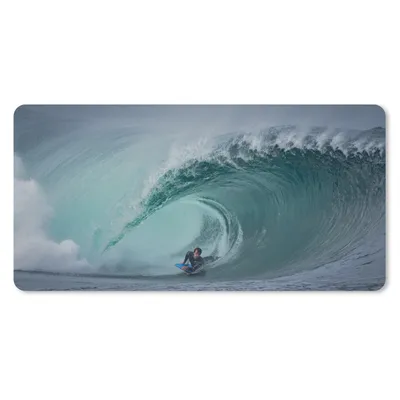 Produktbild von MuchoWow® Mauspad Mousepad Surfer in großer Welle 60x30 cm - Mousepads - Maus Mat - Pad - Mausunterlage - Nachhaltig