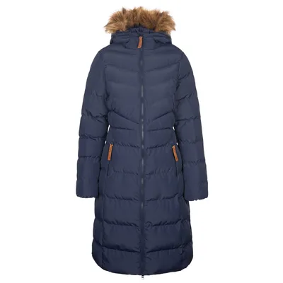 Produktbild von Trespass Damen Jacke aus Polyester, Größe M, dunkelblau, wasserdicht mit 2000mm Wassersäule