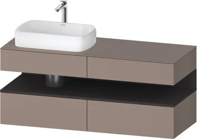 Produktbild von DURAVIT QA4765080430000 QTG KWTU WH Ek. 1400x550x600 bs. Mt.