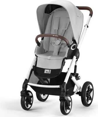 Produktbild von Cybex Talos S Lux - Kinderwagen , Cybex Kinderwagen Gestell:Silver, Farbe:Lava Grey