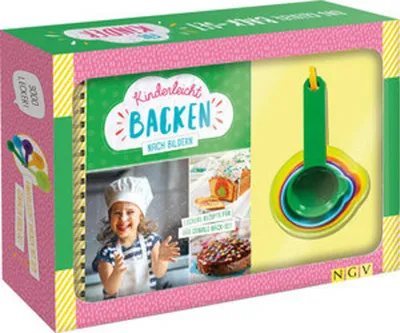 Produktbild von Kinderleicht backen nach Bildern. Das clevere Back-Set für Kinder ab 6 Jahren