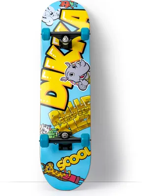 Immagine prodotto di Skateboard DIKKA | skateboard professionale | skateboard per principianti | skateboard cruiser | skateboard per bambini e adulti | skateboard di alta qualità