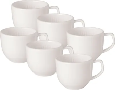 Produktbild von Villeroy & Boch Afina Kaffeetasse weiß 0,15l Set6