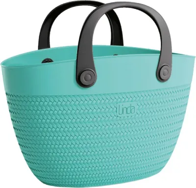 Produktbild von van der Meulen Strandtas Linda türkis - Spielzeug Strandtasche