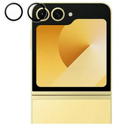 Produktbild von PanzerGlass ® Hoops® Transparent Camera Lens Protector Samsung Galaxy Z Flip7 FE, Samsung, Samsung - Galaxy Z Flip7 FE, Trockene Anwendung, Kratzresistent, Schockresistent, Transparent, 1 Stück(e)