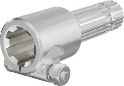Obrázek produktu pro Kloubový hřídel, PTO 175 mm pouzdro s drážkovaným uložením hřídele 1 3/4" Z6 pro výstupní hřídel 1 3/8" Z21 traktoru
