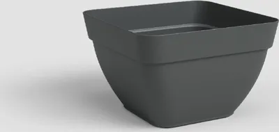 Zdjęcie produktu dla Artevasi Capri Campana Square Pot, Antracyt, 30 l, 335 mm, 365 mm, 365 mm, 2 szt.