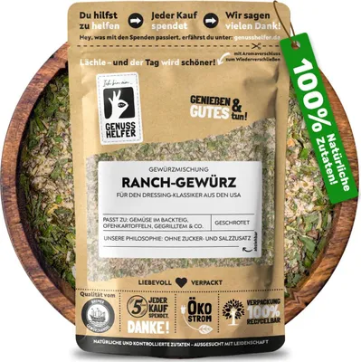 Produktbild von Ranch Gewürz, Gewürzmischung für Ranch Dressing & Ranch Sauce, 100g