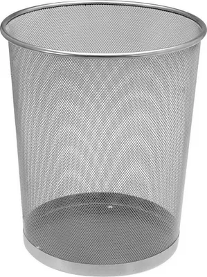 Produktbild von Edm 90148 29.5x35 Cm Papierkorb Silber  Silber One Size
