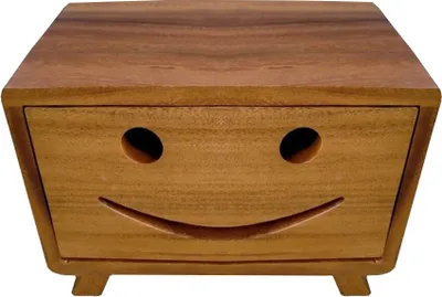Produktbild von Aufbewahrungskästchen SMILE, Suar Holz