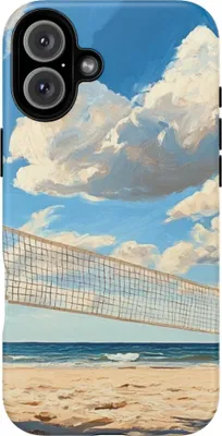 Produktbild von Strand-Volleyballnetz bei Sonnenschein – Hülle Kompatibel mit iPhone 16 Plus